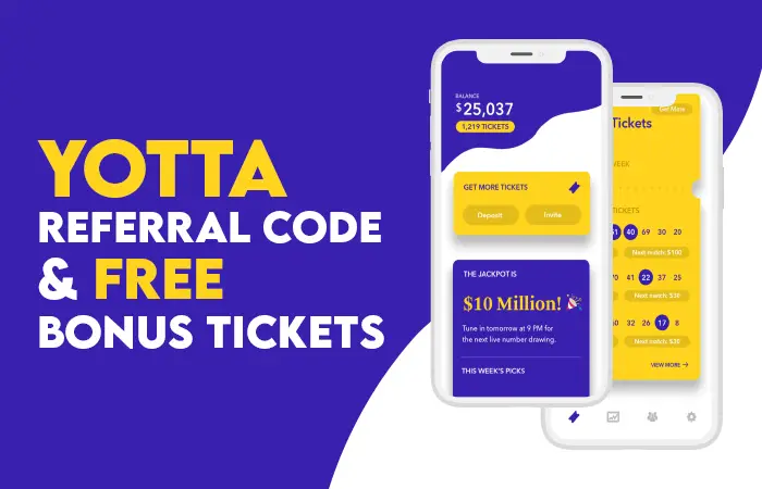 Yotta Welcome Bonus Referral Code & Free Tickets