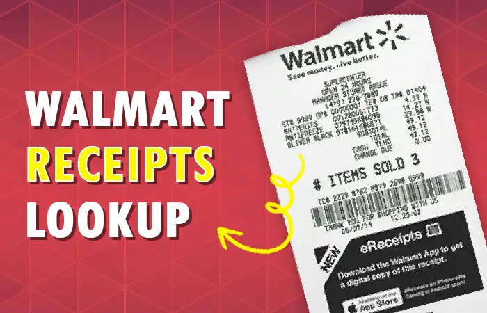 Walmart Receipts Lookup