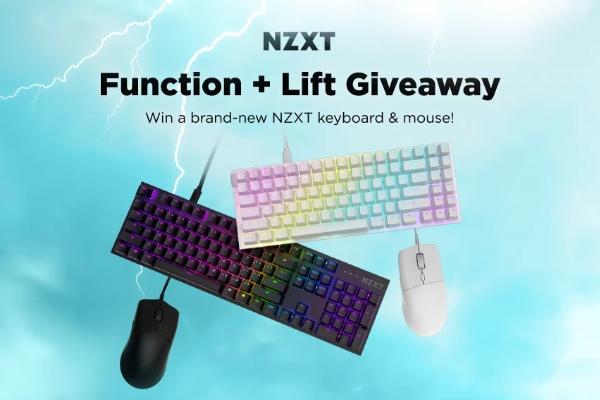 Win An NZXT Function 2 Keyboard and Lift 2 Mouse!