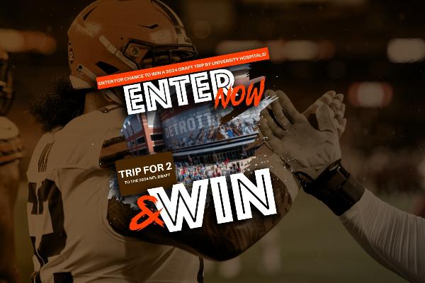 Win The University Hospitals Trip to the 2024 Draft Sweepstakes