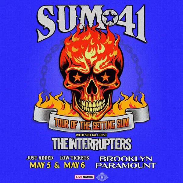 Win A Pair Of Tickets To See Sum 41! Sweepstakes