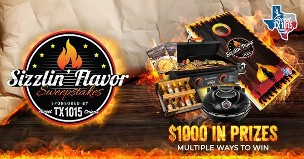 Win The Sizzlin' Flavor Sweepstakes