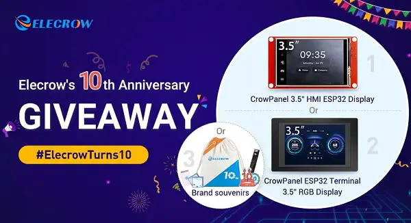 Win Elecrow's 10th Anniversary Giveaway