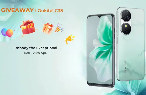 Win Embody the Exceptional Oukitel C38 Giveaway
