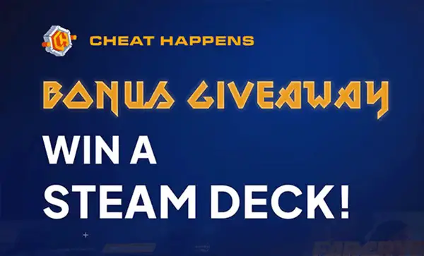 Win Cheat Happens Presents: Steam Deck OLED Giveaway