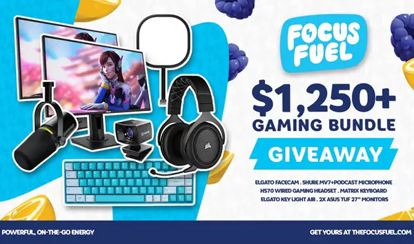 Win FocusFuel | $1,250+ Gaming Bundle Giveaway