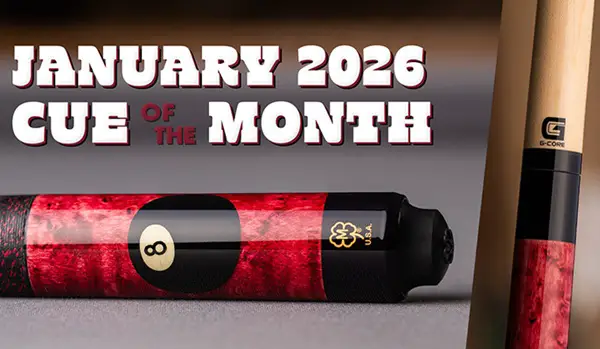 Win McDermott Pool Cues: January 2026 Cue Of The Month Giveaway