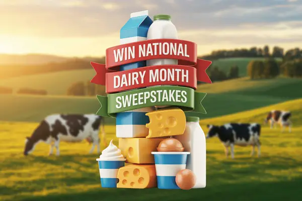 Win National Dairy Month Sweepstakes