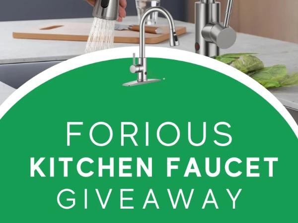 Win FORIOUS Touchless Kitchen Faucet Giveaway