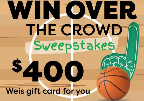 Win Over The Crowd Sweepstakes