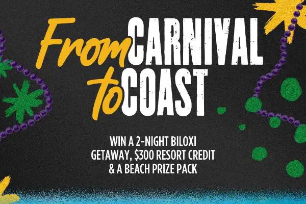 Win The Pelicans Carnival to Coast Getaway Sweepstakes