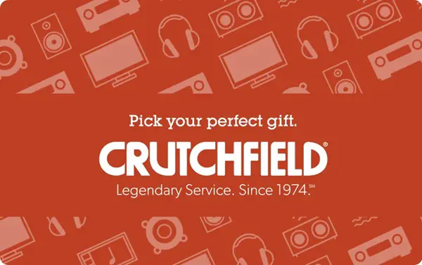 Win A $350 Crutchfield Gift Card Giveaway