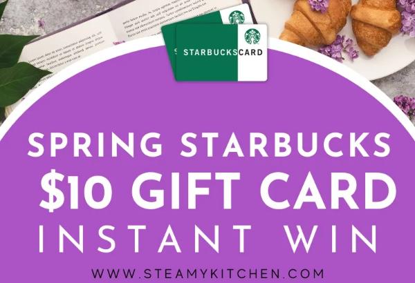 Win Spring Starbucks Instantly