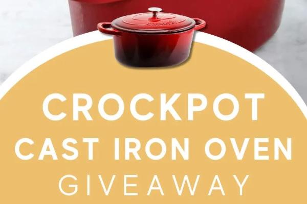 Win CrockPot Artisan Cast Iron Dutch Oven Giveaway