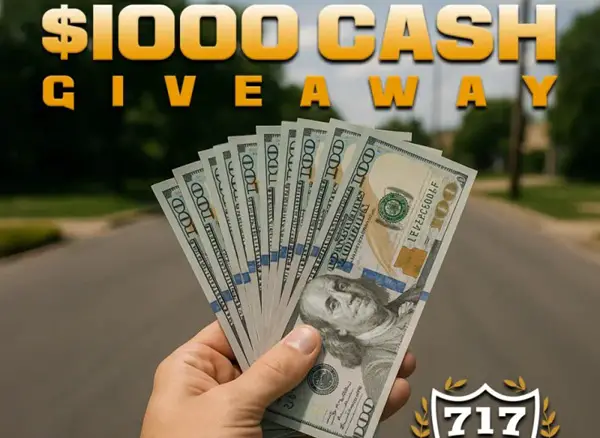 Win A $1,000 Cash Giveaway