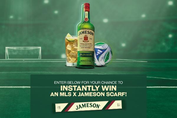 Win Jameson® Irish Whiskey MLS Scarf Sweepstakes
