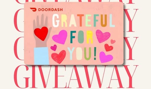 Win SheSpeaks: DoorDash Gift Card Giveaway