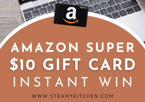 Win $10 Amazon Super Gift Card Giveaway