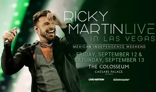 Win Ricky Martin: Live in Las Vegas SiriusXM Sweepstakes