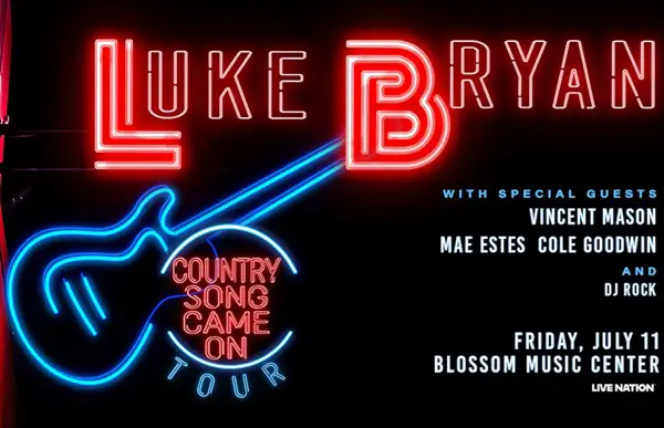 Win Tickets to See Luke Bryan at Blossom Music Center Sweepstakes