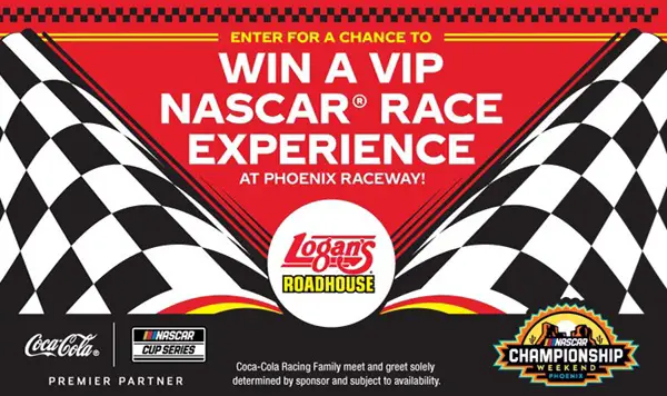 Win The Logan’s Roadhouse Stock Car Sweepstakes