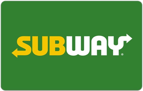 Win A $15 Subway Gift Card Giveaway