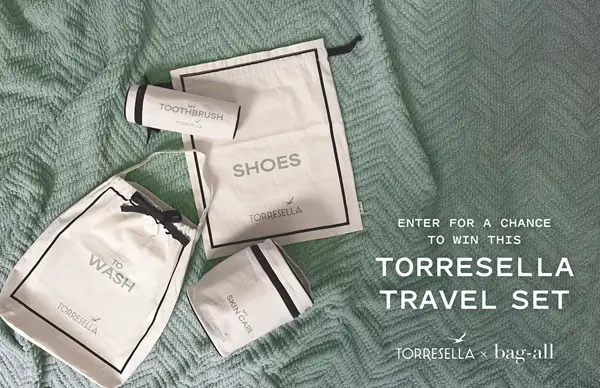 Win The Torresella Travel Set Sweepstakes