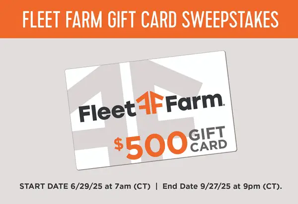 Win A $500 Fleet Farm Gift Card Giveaway