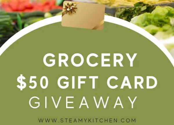 Win A $50 Grocery Gift Card Giveaway