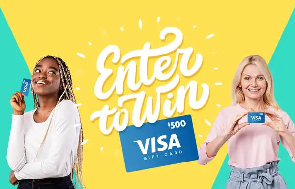 Win A $500 VISA Gift Card Giveaway