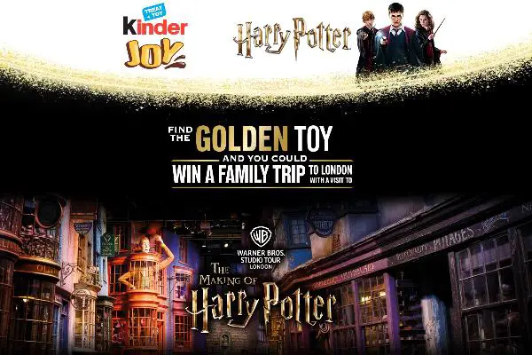 Win The  Kinder® Find The Golden Toy Sweepstakes