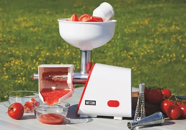 Win The Deluxe Electric Tomato Strainer Giveaway