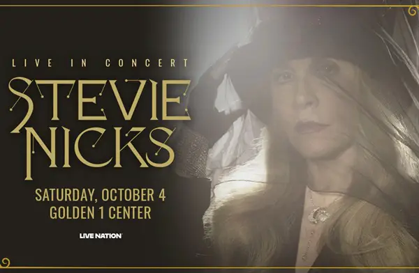 Win Tickets To See Stevie Nicks on October 4th At Golden 1 Center Courtesy of iHeart Radio Sweepstakes