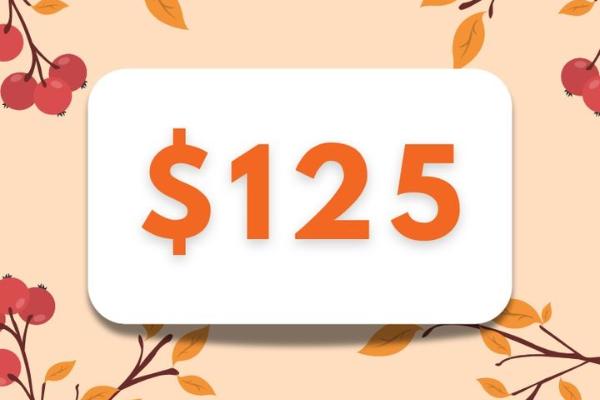 Win A $125 Gift Card Fall Adventure Sweepstakes