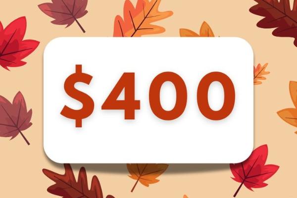 Win A $400 Gift Card Fall Into Fun Sweepstakes