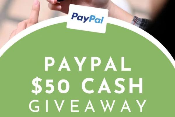 Win A $50 PayPal Cash Giveaway