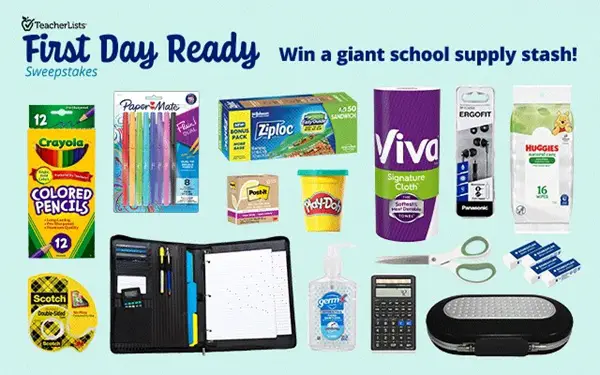 Win First Day Ready Classroom 2025 Sweepstakes