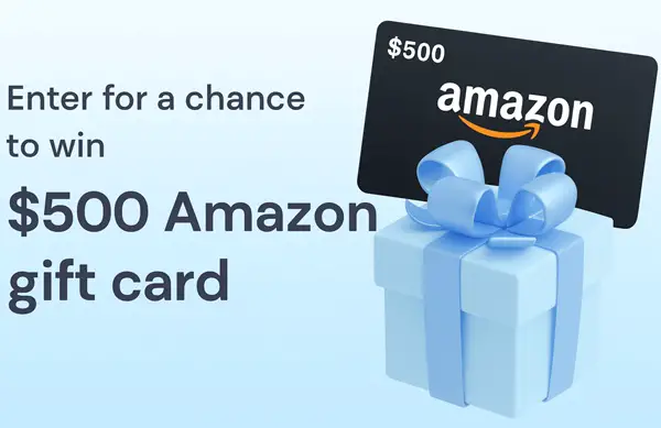 Win A $500 Amazon Gift Card Giveaway