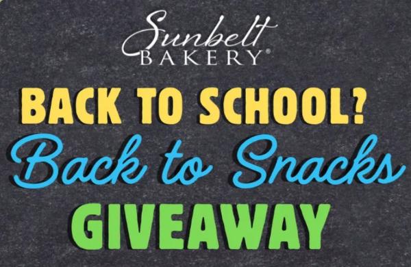Win The Sunbelt Bakery® Back to Snacks Giveaway