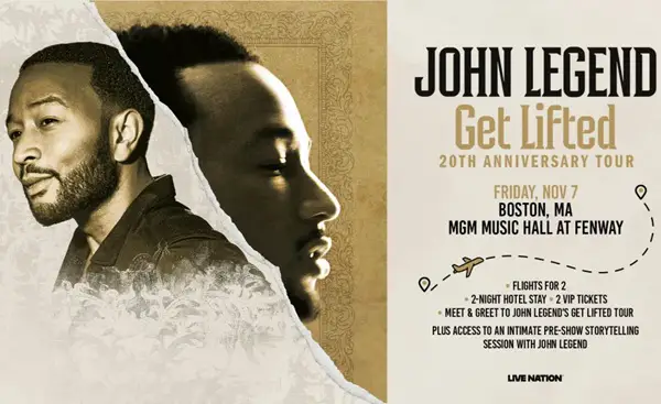 Win John Legend SiriusXM Sweepstakes