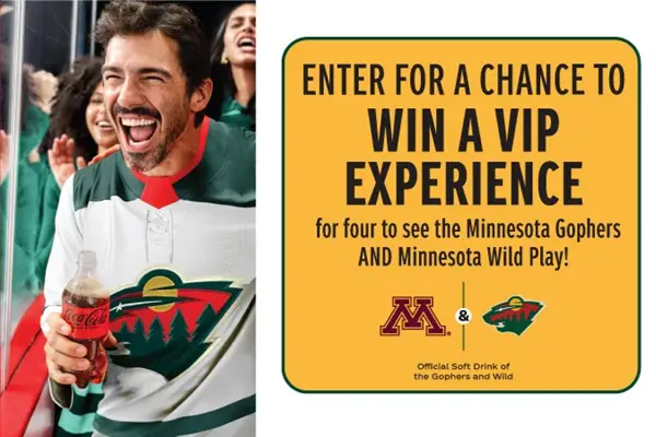 Win Cub Foods Minnesota Wild and Minnesota Golden Gophers Sweepstakes