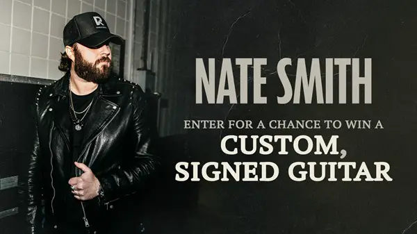 Win The Nate Smith Autographed Guitar Giveaway