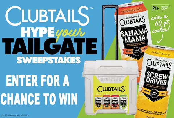 Win Clubtails Cocktails Cooler Sweepstakes