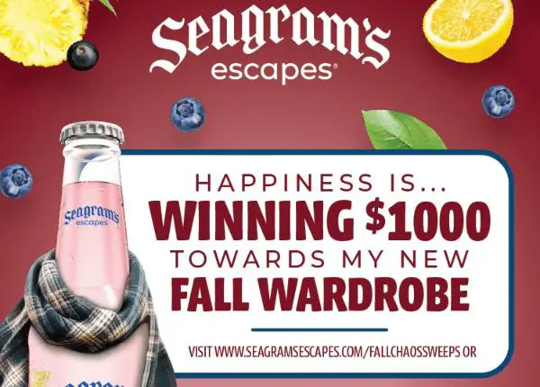 Win The Seagram’s Escapes Fall Sweepstakes
