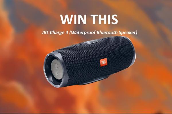 Win The JBL Charge 4 (Waterproof Portable Bluetooth Speaker) Giveaway