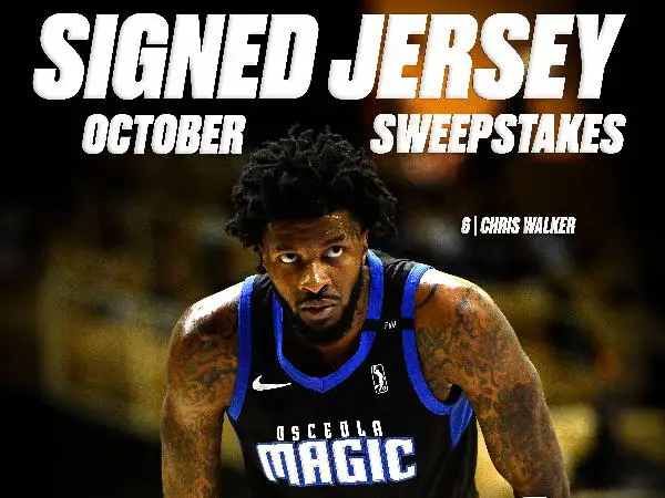 Win The Osceola Magic - Signed Jersey October Sweepstakes