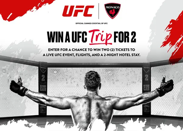 Win Monaco UFC Flyaway Sweepstakes