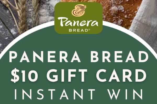 Win A $10 Panera Bread Gift Card Instantly