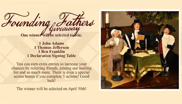Win Founding Fathers Giveaway