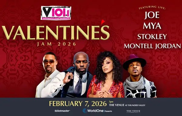 Win Tickets For The V101.1 Valentine's Jam 2026 Coming February 7 At Thunder Valley Sweepstakes